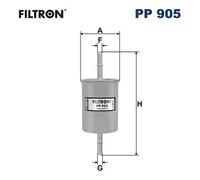 FILTRON PP 905 Filtro carburante per ALFA ROMEO,AUDI,CADILLAC,CHANGAN,CHEVROLET,