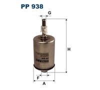 FILTRON PP 938 Filtro carburante per OPEL,VAUXHALL