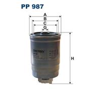 Filtro carburante FILTRON PP987