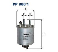 FILTRON Pp 988/1 Carburante Filtro per , Renault
