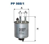 Filtron Filtro carburante PP988/1 per Renault Twingo II 1.5 (2007-2014)