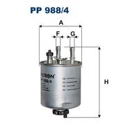 Filtro carburante FILTRON PP988/4