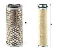 Filtroo aria + Filtroo aria secondario MANN-FILTER per AEBI, EBRO