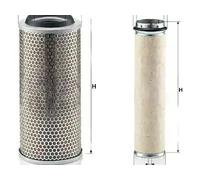 Filtroo aria + Filtroo aria secondario MANN-FILTER per DAF, DEUTZ-FAHR
