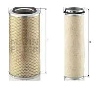 Filtroo aria + Filtroo aria secondario MANN-FILTER per MERCEDES-BENZ