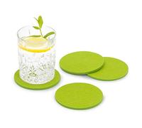 FILU - Sottobicchieri in feltro (set composto da 8 pezzi, scegliere il colore) Light Green