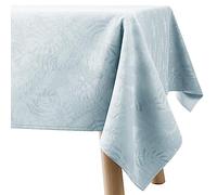 Filumi Tovaglia 140x320 cm argento, lavabile, per interni ed esterni, motivo geometrico Eris