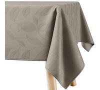 Filumi Tovaglia 140x320 cm beige, lavabile, per interni ed esterni, motivo geometrico Amalu