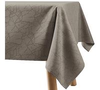 Filumi Tovaglia 140x320 cm beige, lavabile, per interni ed esterni, motivo geometrico Manil