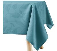 Filumi Tovaglia 140x320 cm blu, lavabile, per interni ed esterni, motivo geometrico Amalu