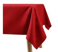 Filumi Tovaglia 140x320 cm rosso, lavabile, per interni ed esterni, motivo geometrico Manil