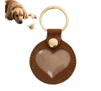 Filvczt Portachiavi per collezionisti di di cane, simpatico portachiavi ricordo per capelli, a forma di cuore, portachiavi per uomo, borsa, zaino, borsa, collezione fascino donna, Marrone, Refer
