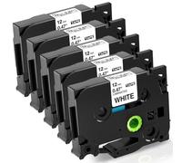 Fimax TZe-231 12mm Nastro per Etichette Compatibile con Brother TZe TZ231