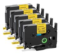 Fimax Tze-631 Nastro Giallo Cassetta 12mm Compatibile con Brother P-touch Nastri 12mm 0.47 Nastro Giallo TZe TZ-631 per Etichettatrice Brother P touch H100 H100HB H100R D410 CUBE D210 H107B