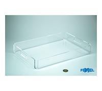 Fimel in plexiglass Trasparente.Dimensioni 35x23 cm, Spessore plexiglass 5 mm.Pratico e Raffinato dalla Forma Rettangolare l