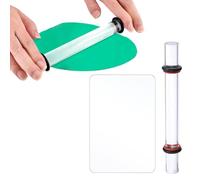 Fimo 2PC Kit di Argilla Polimerica, Utilizzato per Modellare L'argilla Fai da Te E Rimodellare L'argilla,Rulli in Argilla Acrilica con Tavola Acrilica,per Modellare E Scolpire L'argilla,Kiuiom