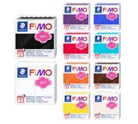 Fimo Effect/Soft/Leather Pasta Da Modellare Da Forno 57g Set Iniziale Di Colori