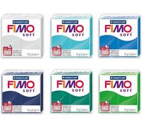 Fimo Effect/Soft/Leather Pasta Da Modellare Da Forno 57g Set Iniziale Di Colori
