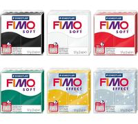 FIMO Effetto / Morbido/Pelle Cottura Forno Modellante Clay 57g - Colore Base Set
