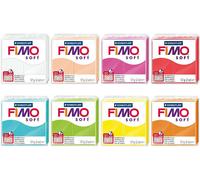 FIMO Effetto / Morbido/Pelle Cottura Forno Modellante Clay 57g - Colore Base Set