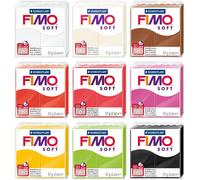 FIMO Effetto / Morbido/Pelle Cottura Forno Modellante Clay 57g - Colore Base Set