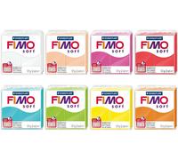 FIMO Effetto / Morbido/Pelle Cottura Forno Modellante Clay 57g - Colore Base Set