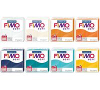 FIMO Effetto / Morbido/Pelle Cottura Forno Modellante Clay 57g - Colore Base Set