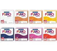 FIMO Effetto / Morbido/Pelle Cottura Forno Modellante Clay 57g - Colore Base Set
