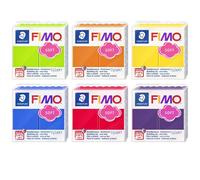 FIMO Effetto / Morbido/Pelle Cottura Forno Modellante Clay 57g - Colore Base Set