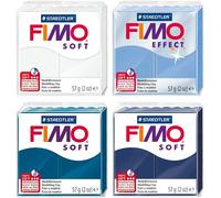 FIMO Effetto / Morbido/Pelle Cottura Forno Modellante Clay 57g - Colore Base Set
