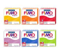 Fimo Morbido Polimero Forno Pasta da Modellare - 57g - Set Di 6 Colori - Molla