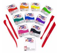 FIMO Morbido Polimero Modellante Clay Principianti Set -10 X 57g Creta +