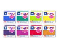 FIMO Soft Argilla Polimerica Da Forno 57G Set Di 8 Colori Arcobaleno