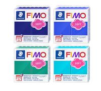 Fimo Soft Argilla Polimerica Da Modello 57g Set Di 4 Colori Oceano