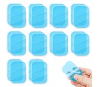 FIMWOLZ 20 Pcs Elettrodi per Elettrostimolatore Addominali e Glutei Ricambio Gel EMS ABS Training Elettrodi Cintura Foglio Gel Muscolare