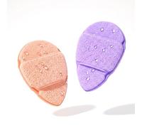 FIMWOLZ Confezione da 2 Spugne Esfolianti Viso, Dischetti Struccanti Riutilizzabili, Lavabili, Morbidi, Detergente Viso, Pulizia Profonda, Cotone, Massaggio, Esfoliazione Pori, Make-Up (Extra-Large)