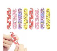 FIMWOLZ Lima per unghie professionale 8 pezzi Lime per unghie per animali Mini Nail Buffer Cartella per unghie colorata Accessori per unghie