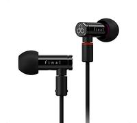 final E4000 Auricolari isolanti in-ear, driver dinamico da 6,4 mm, ad alta risoluzione, alloggiamento in alluminio, cavo OFC MMCX staccabile, gommini Swing-Fit - Alluminio nero