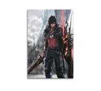 Final Fantasy Art Poster11, poster decorativo da parete su tela, stampa moderna, per camera da letto, per camera da letto, 20 x 30 cm
