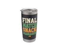 Final Match Snack Manager Humor Bicchiere termico in acciaio inox doppia parete