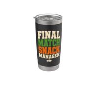 Final Match Snack Manager Humor Bicchiere termico in acciaio inox doppia parete