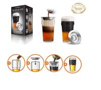 Final Touch: Black & Tan: kit bicchiere + filtro per stratificare la birra