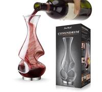 Final Touch Conundrum - Decanter per ossigenare Il Vino, Trasparente