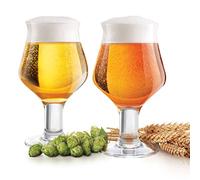 Final Touch GG5019 - Set di 2 bicchieri per birra artigianale, da 600 ml, con stelo a V