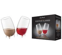 Final Touch Relax : Liqueur Glasses : set 2 bicchierini con gambe per liquori