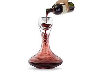 Final Touch Set di aeratore e decanter in vetro Twister (WDA919)