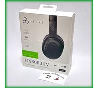Final UX3000 SV FI-UX3SDPL Cuffie Wireless Bluetooth ANC aptX HD Nero 35h