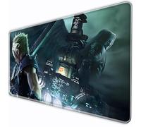 Final VII Game Fantasy XIV Rebirth XXLMousePad, 90 x 40cm Large MousePad | Anti slip Desktop Pad | Precise Control GamingMousePad | PC Computer Keyboard Desktop Pad (C, 90×40CM)