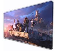 Final VII Game Fantasy XIV Rebirth XXLMousePad, 90 x 40cm Large MousePad | Anti slip Desktop Pad | Precise Control GamingMousePad | PC Computer Keyboard Desktop Pad (A, 90×40CM)