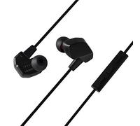 final VR3000 - Auricolari 3D dal vivo con microfono in linea e comandi per VR, ASMR, Gaming e musica 360, colore: Nero